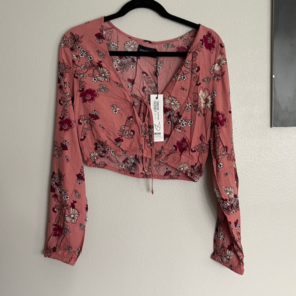 Minkpink Field Of Dreams crop top